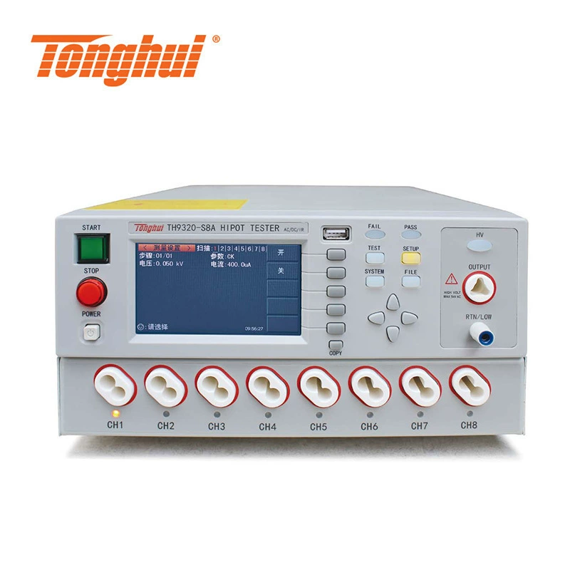 Программируемый тестер изоляции выдерживаемого напряжения Tonghui TH9310 переменного/постоянного тока TH9310A/B TH9320/S4A/S8A