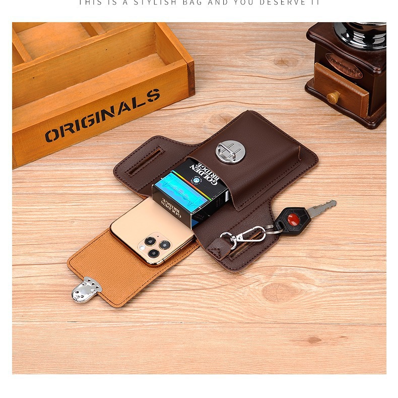 Leather bag, mobile phone