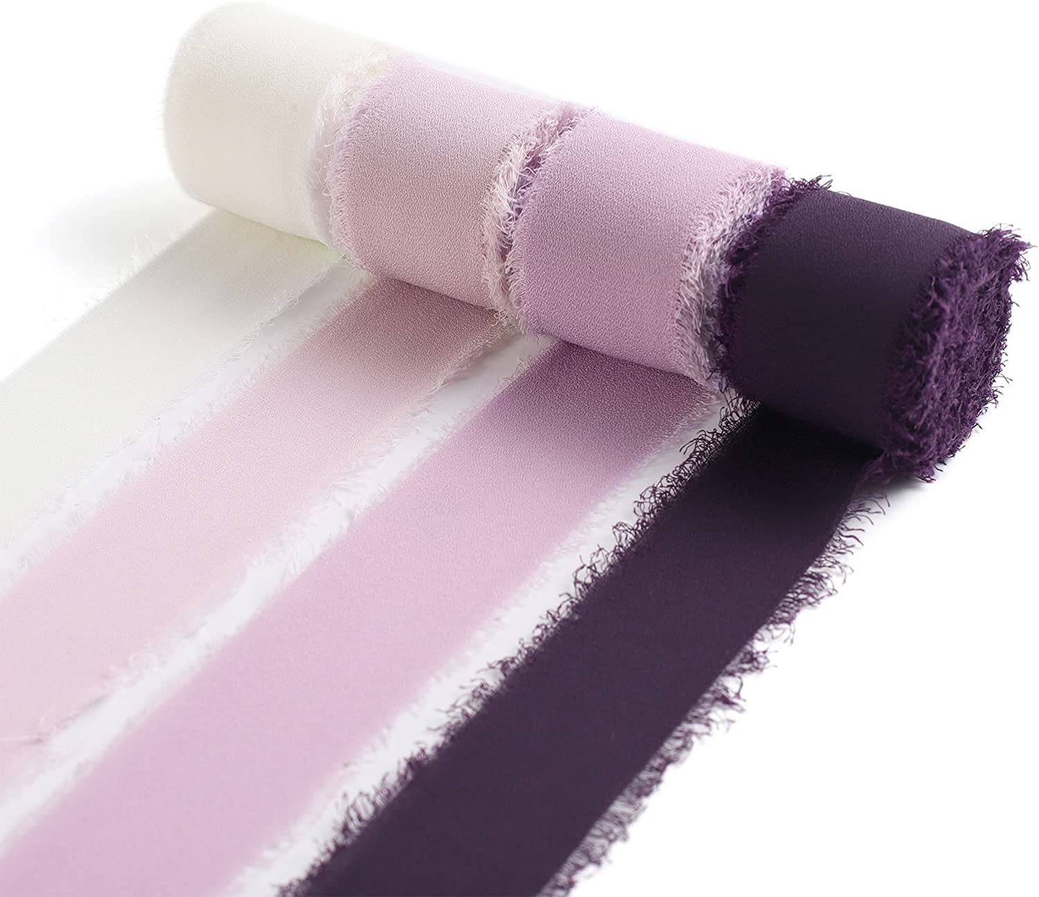 En stock venta al por mayor de gasa deshilachado cinta deshilachada boda tarjeta de felicitación arco decoración ramo de encaje de tela tira