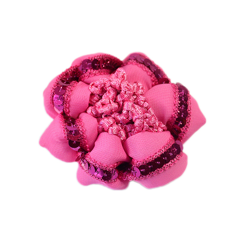 Ladies profesional lentejuelas flores hechas a mano red de cabello bailarina de ballet cabeza de pelo bolas de cabeza cabeza de red niños tocado