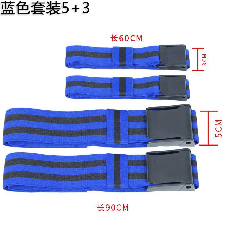 Correas de compresión para brazos para entrenamiento de restricción del flujo sanguíneo (BFR), bandas elásticas de compresión, correas musculares de compresión de fácil liberación, en stock.
