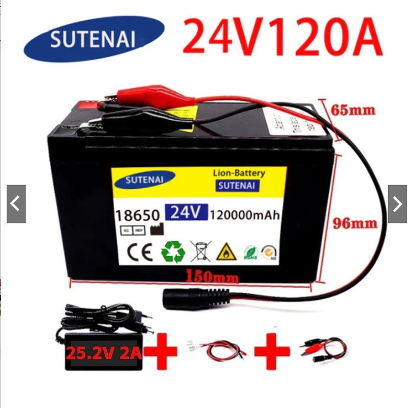 24V120Ah 6s3p 18650リチウム電池セットは噴霧器の手押し車の子供の電気自動車に適しています。|undefined