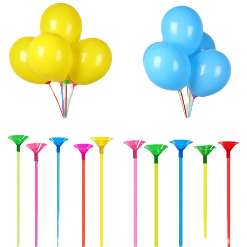 Venta al por mayor soporte de globo accesorios de globo PVC nuevo soporte de globo de material soporte de bola de onda refuerzo de globo más soporte de barra dura
