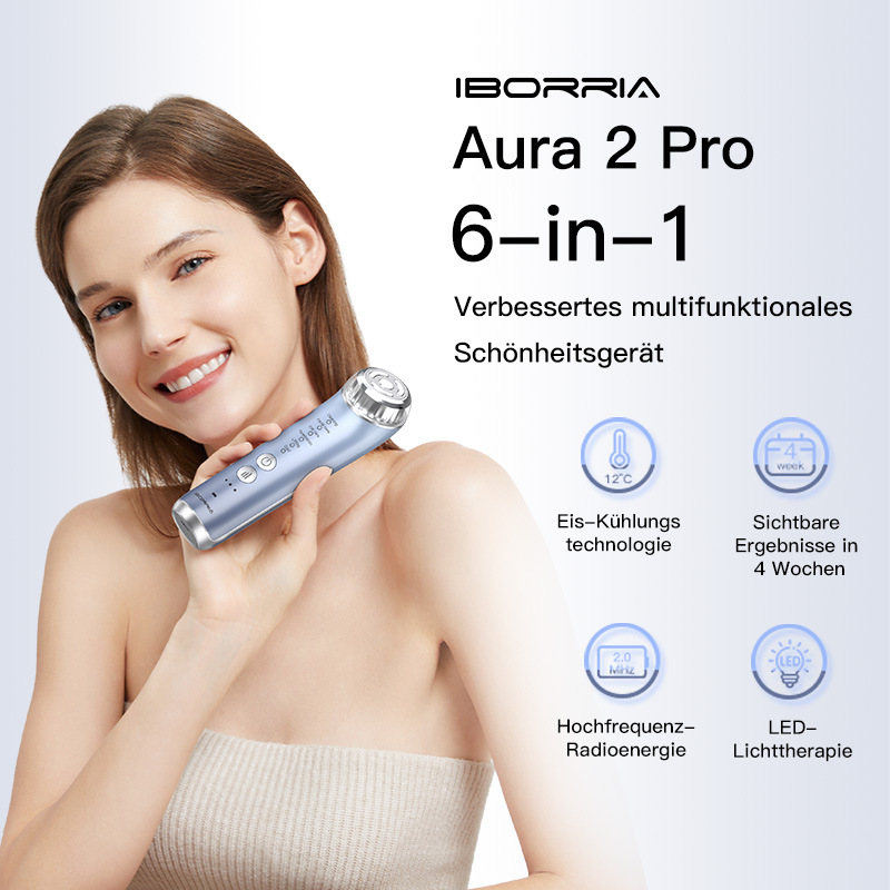 Amazon Ems Microcurrent Radio Frequency Beauty Instrument Home Facial Lifting Photon Rejuvenation Instrument Multi-Functional Introduction Instrument