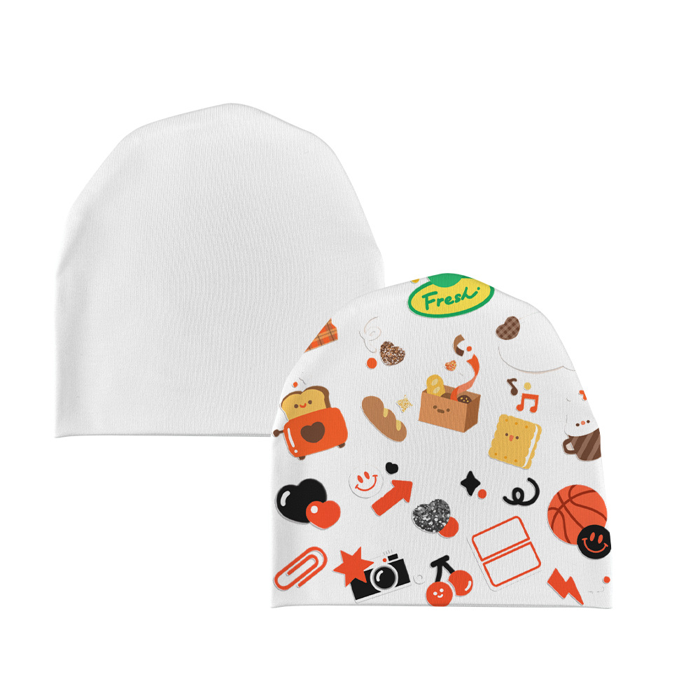 Venta directa de fábrica de sombreros de bebé de transferencia de calor para hombres y mujeres, protección de bebés y bebés, sombreros de cabeza de puerta halógena al por mayor