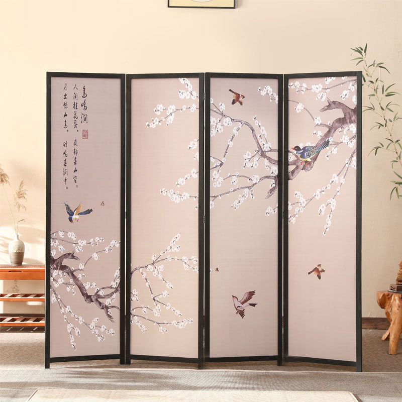 New Chinese-Style Screen Partition for Living Room, Hotel, Home Entrance, Study, and Office New Chinese-Style Screen Partition for Living Room, Hotel, Home Entrance, Study, and Office