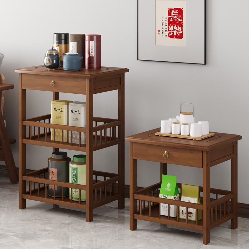 Home Sofa Side Cabinet Small Coffee Table Mahjong Table Corner Table Small Square Table Storage Rack Tea Table Tea Table Side Tea Cabinet