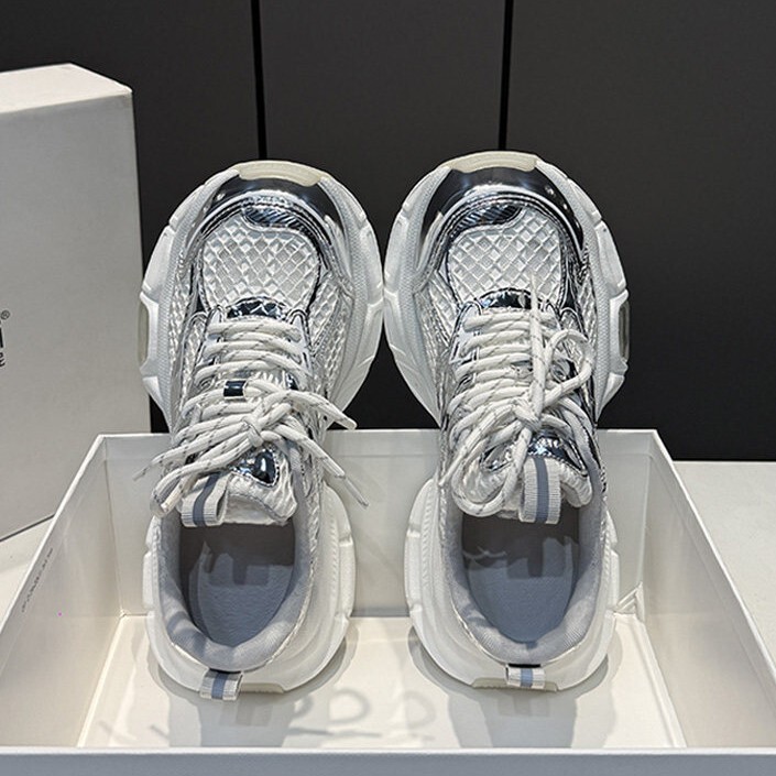Fashionable Thick-Soled Height-Increasing Dad Shoes for Women, 2026 New Spring Model, Breathable Mesh Versatile Casual Shoes, Running Sneakers Fashionable Thick-Soled Height-Increasing Dad Shoes for Women, 2026 New Spring Model, Breathable Mesh Versatile Casual Shoes, Running Sneakers