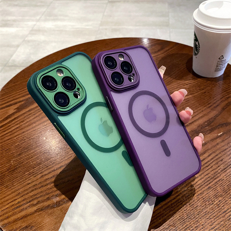 iPhone17proMax Yatun 磁気電話ケースつや消し Apple 16 落下防止 15 ハイエンド保護カバーに適しています。|undefined