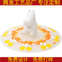 Lewu芬蘭姆明硅膠杯蓋 日本Moomin卡通馬克杯蓋子 適用水杯蓋子
