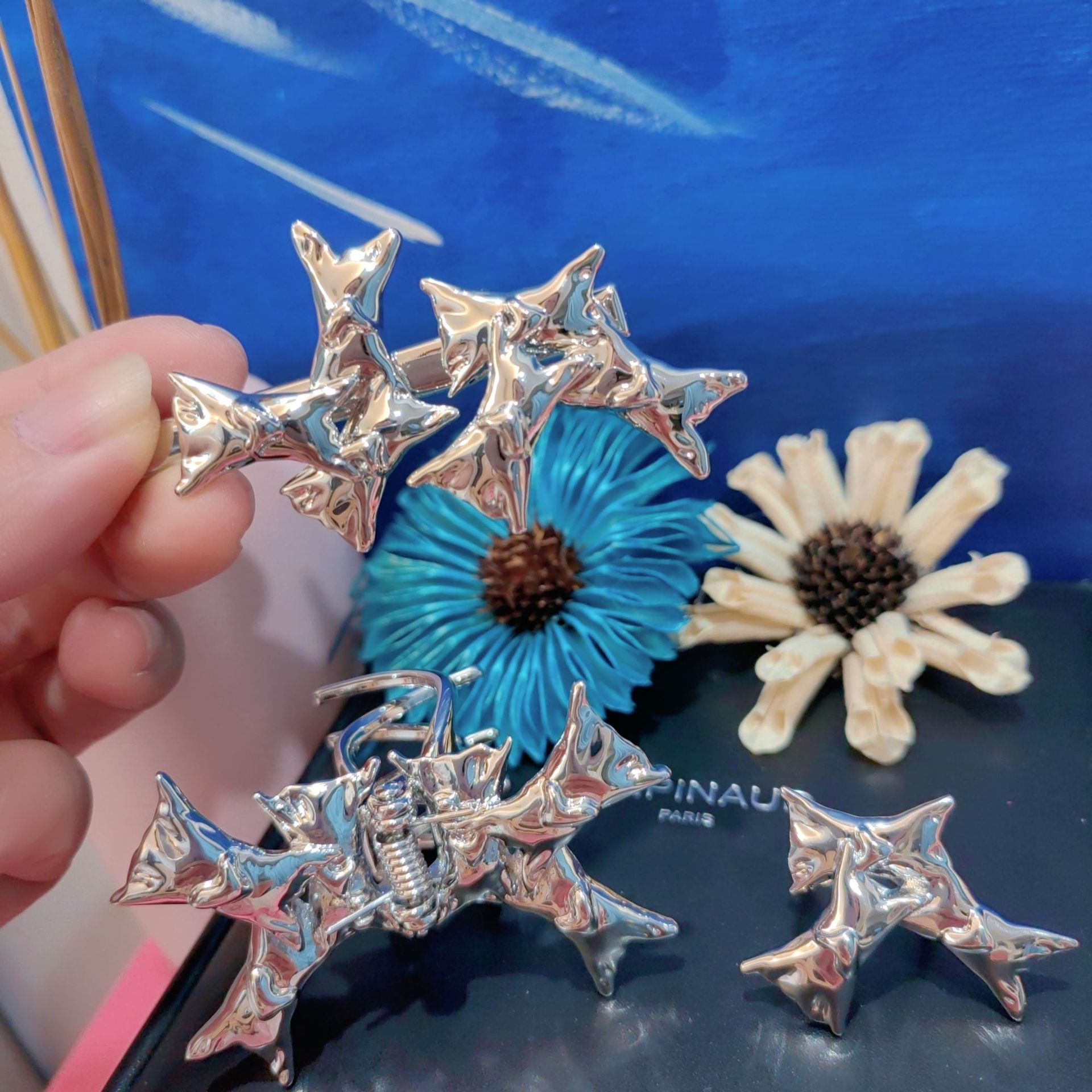 Candy Pillow Hairpin Grip Ring Set Western-style All-match Internet-famous High-quality Color Unique All-match