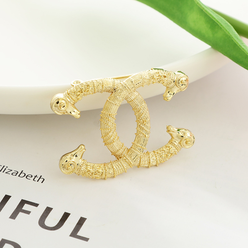 14#金蛇双c胸针