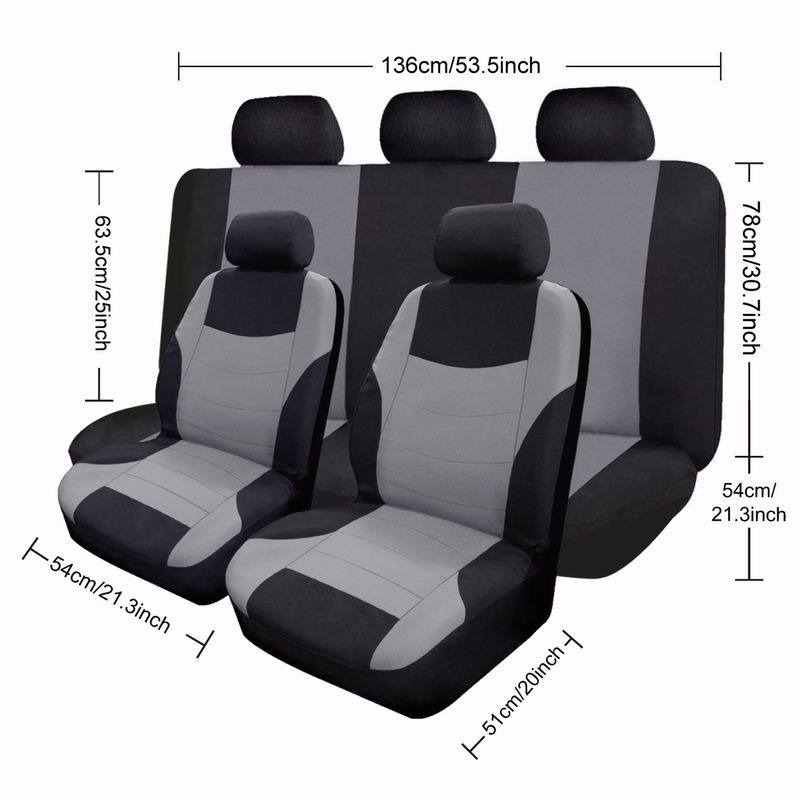 Auton istuimen päällinen neljän vuodenajan universaali polyesterityynynpäällinen räjähti_voghion.com