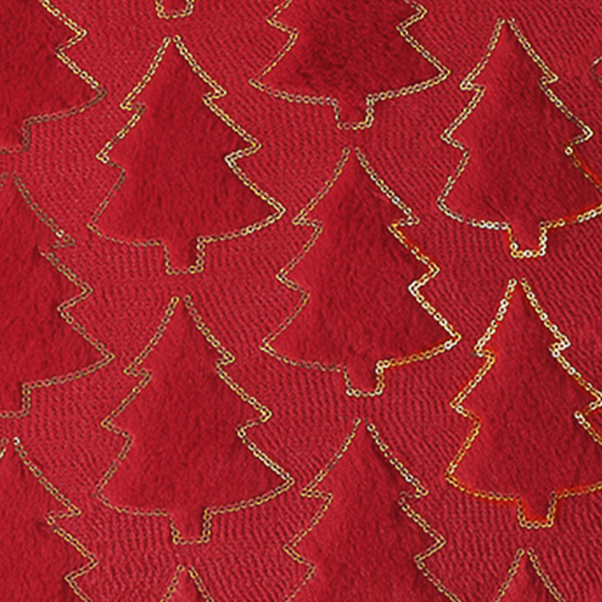 Amazon transfronterizo PVC vello esmerilado de vello de oro de Navidad almohada de funda universal de navidad europea y americana almohada de funda TEMU