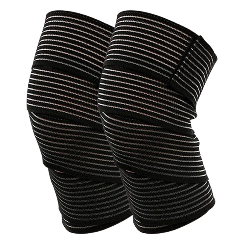 Fitness pulsera bobinado sobrealimentado elástico vendaje rodillera almohadilla de codo deportes equipo de protección equipo universal tendón vaina Booster vendaje