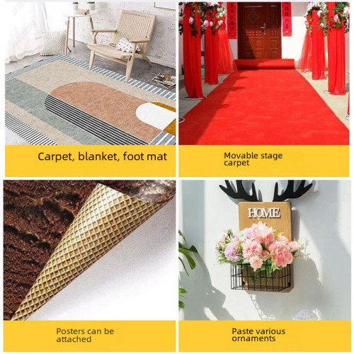 Buckling Double-Sided Tape High-Stick Clear Invisible Double-Sided Tape for Carpet Rugs Sofa Pads Floor Mat Fixing Grid Fiber