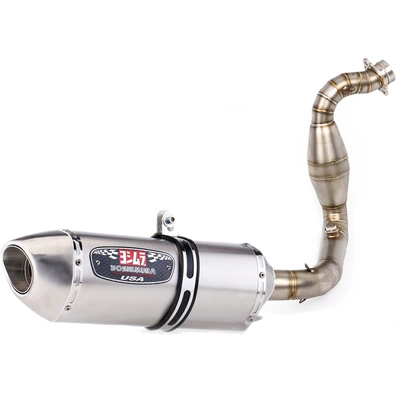 stainless steel front section – Motorcycle exhaust pipe - d