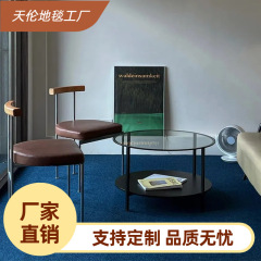海洋ブルーカーペット商用オフィススタジオins風リビングルーム寝室賃貸住宅改造写真撮影背景