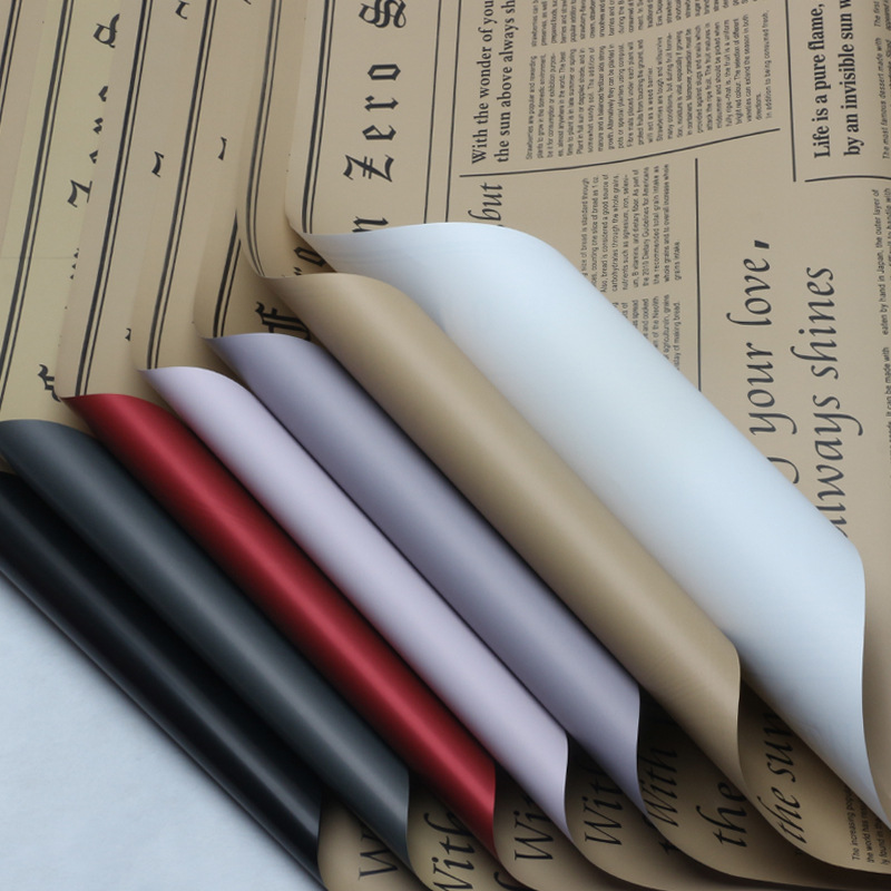 Huaxi Blancanieves serie de cuentos de hadas toro diablo retrógrado florista inglés papel de embalaje impermeable papel de elegancia