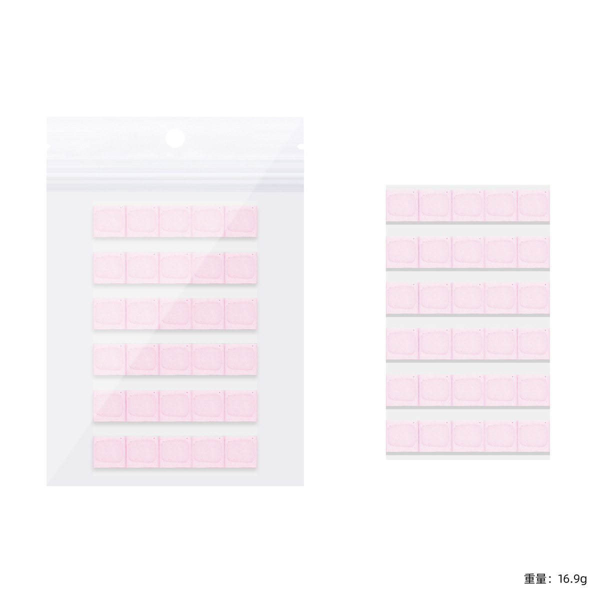 30 piezas de rosa arcilla