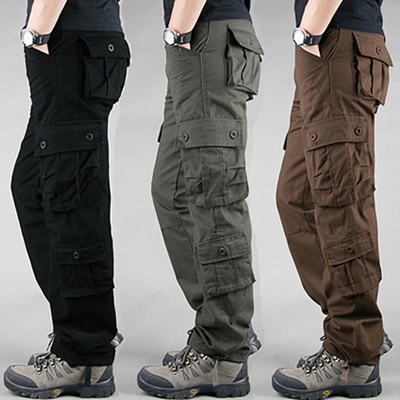 Wholesale overseas e-commerce AliExpress foreign trade three-dimensional pocket outdoor multi-pocket overalls men's pants casual pants men