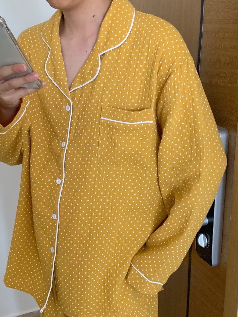 黄色の男性用カバー