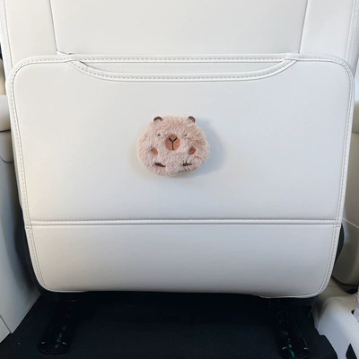 back anti-kick pad, child rear seat, Chair back anti-kick pad - kapi-oula-5-1-piece-of-rear-seat-anti-kick-pad-dawn-white