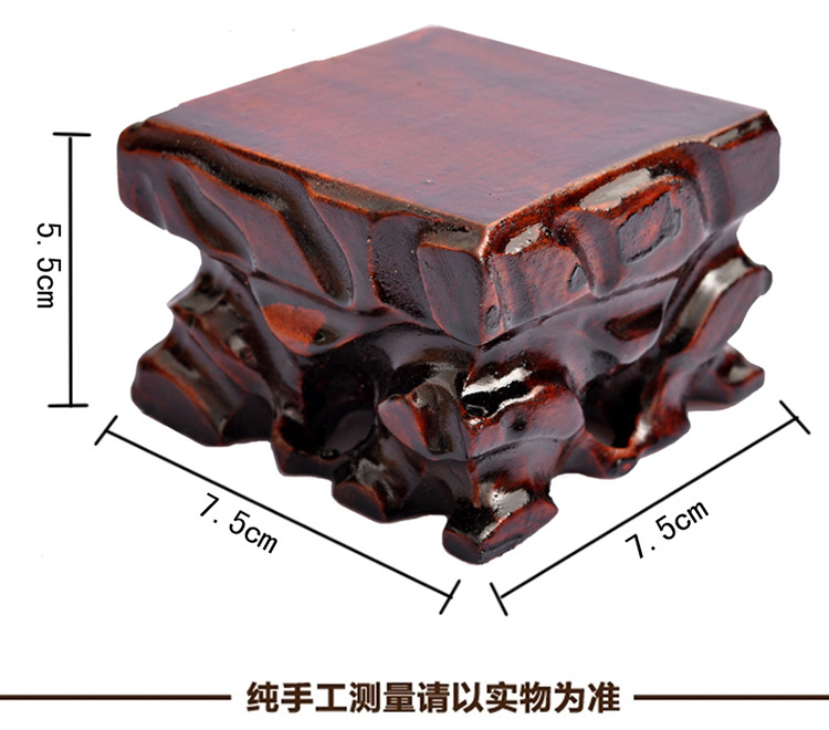 단단한 나무 광장 단일 높은베이스