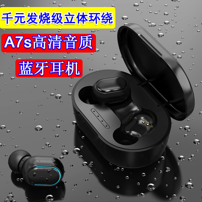Transfronterizo A6S E6S auriculares deportivos inalámbricos Bluetooth con reducción de ruido en los oídos estereoscópicos soft ear mini explosión portátil