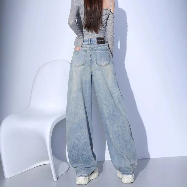 Light autumn jeans