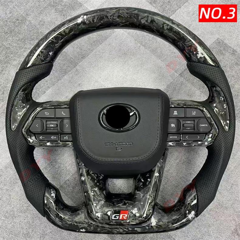 Suitable for Nx/Rx/Lx570/Gx460 Upgrade Lc Modification Gr Carbon Fiber Steering Wheel Forged Steering Wheel Old to New