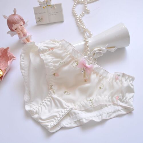 Long-term supply Japanese chiffon bow princess sexy milk silk flying triangle girl underwear