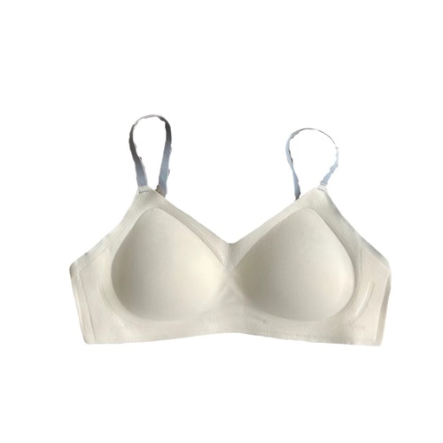 Fixed cup seamless underwear for women with big breasts, small breasts without rims, push-up, soft support bra, thin style for summer