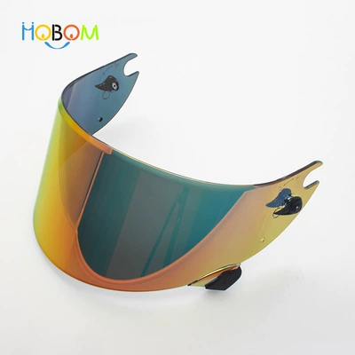 Motorcycle Helmet Lens Aurora – Dəbilqə (Kaska) aksesuarları - gold-red