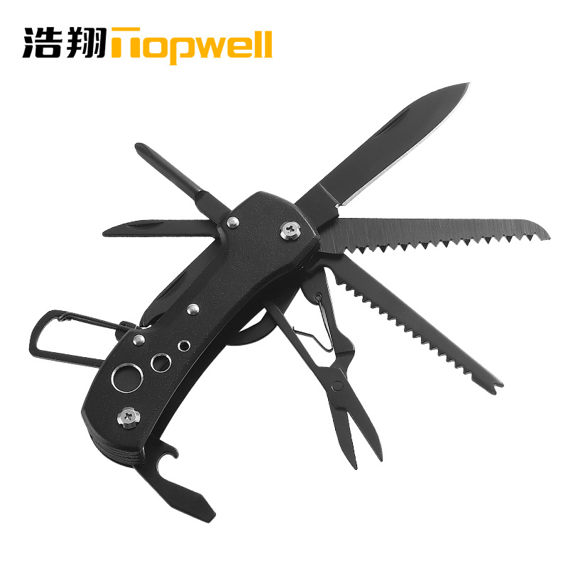 跨境 户外组合工具 多功能小刀便携式多开刀野营迷你折叠小刀