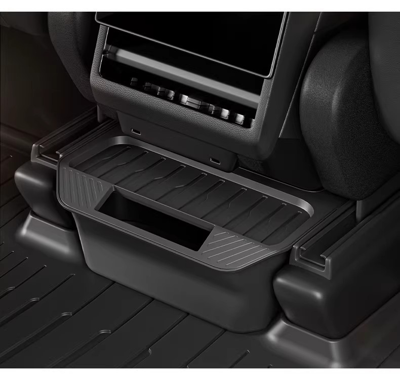 Suitable for the Updated Version of Tesla Model Y Armrest Box, Central Control Rear Storage Box, Storage Box, Car-Mounted Trash Can Wholesale