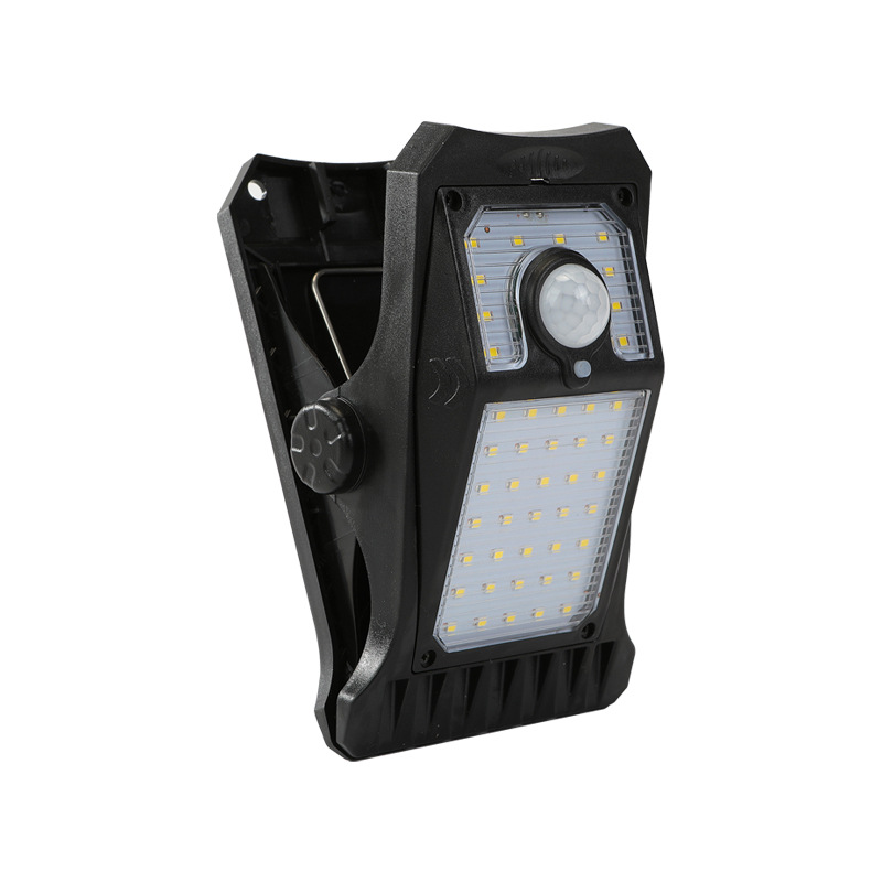 J shangpu patente inducción clip lámpara solar jardín lámpara creativa diseño iluminación lámpara al aire libre lámpara de pared al por mayor