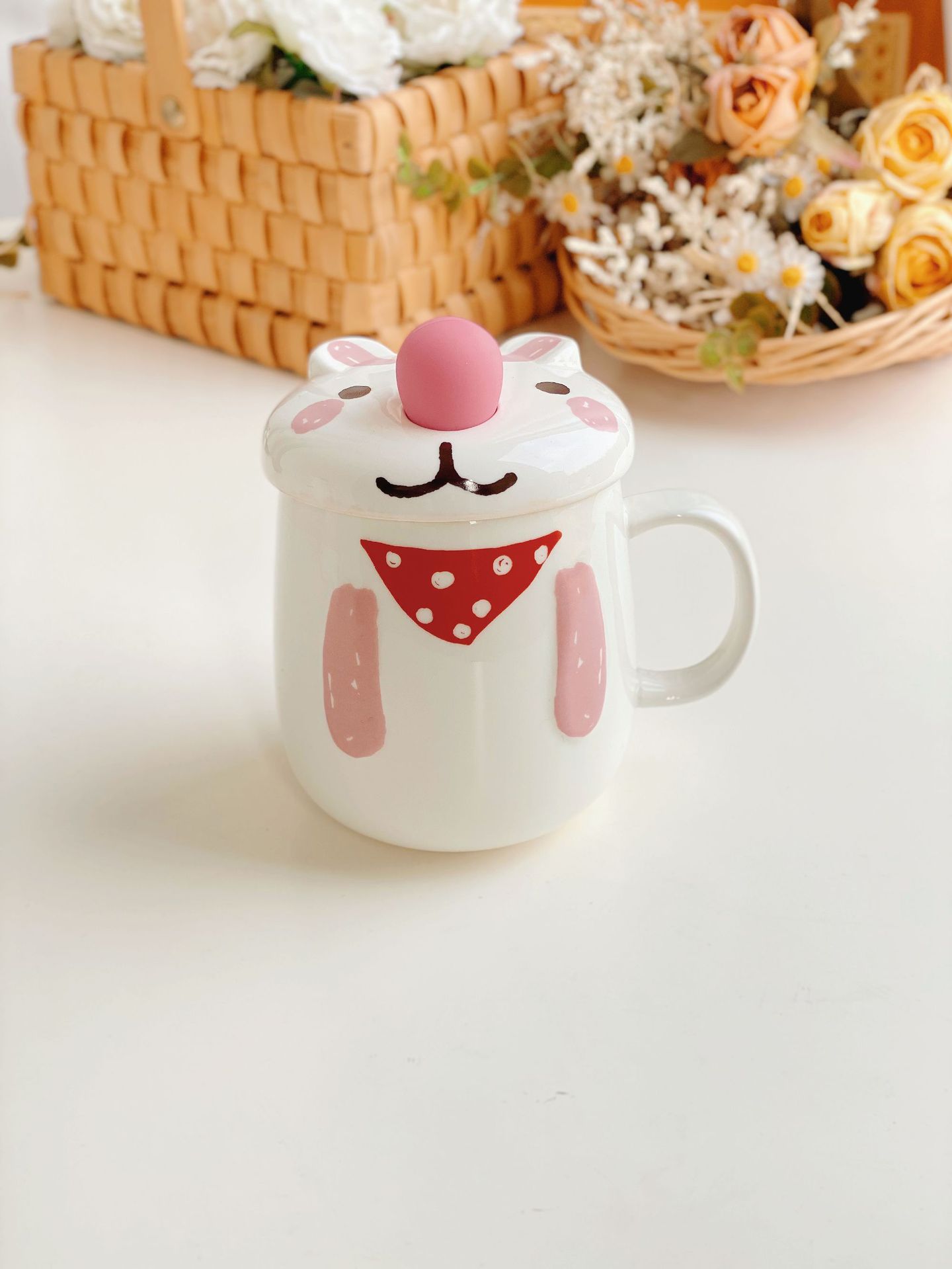 Cada 5 Yuan taza de cerámica taza de liquidación cantidad de stock no es mucho taza de café taza de agua taza de dibujos animados taza de desayuno
