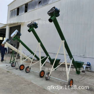 159mm管径玉米粒螺旋提升机XWZF  塑料颗粒倾斜输送机视频
