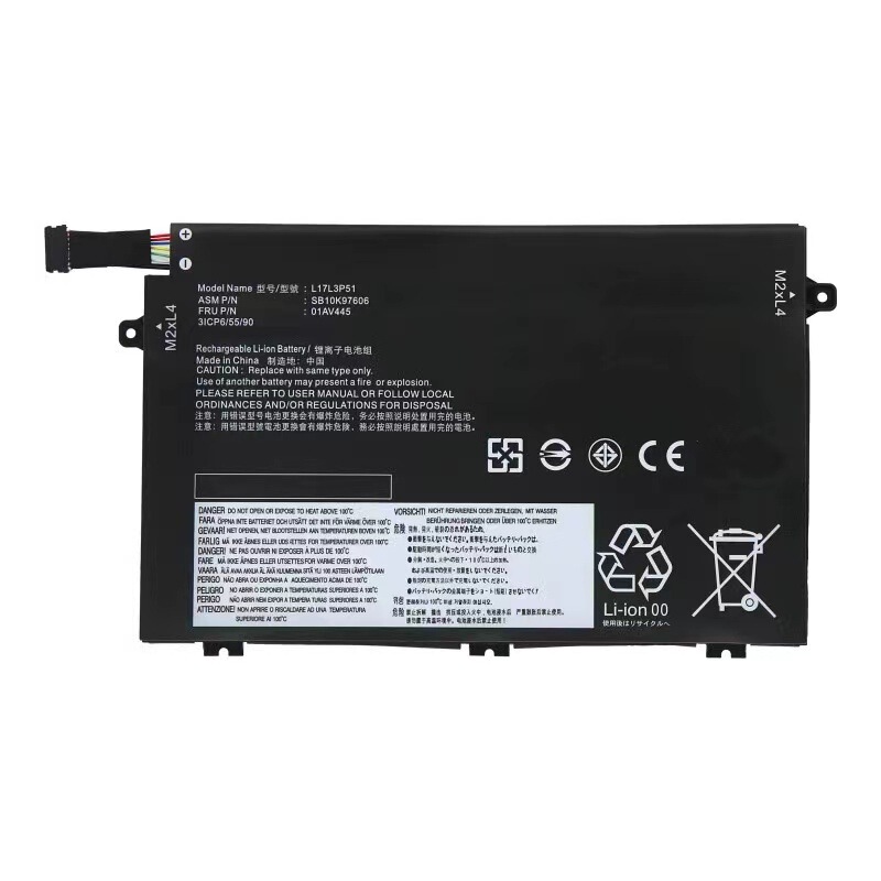 Suitable for Lenovo L17M3P52 L17C3P51 L17L3P51 Tp00117A Notebook Battery 01Av448