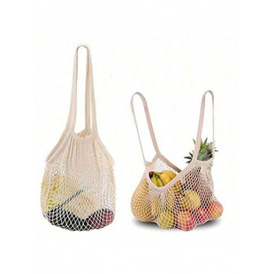 L 51522 Cotton Mesh Shopping Bag �޾Wُ���ռ{���羳���u