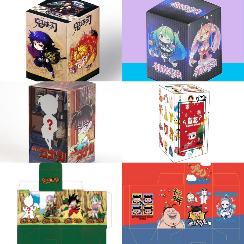 ブラインドボックスフィギュア漫画おもちゃ空箱卸売ペンダント人形ラッキーボックスビニールソフト pvc 人形|undefined