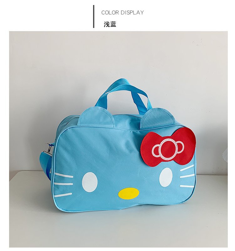 Nueva bolsa de viaje de gran capacidad Oxford caricatura linda bolsa de almacenamiento para viajar bolsa de hombro bolsa de mano