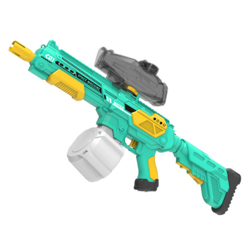 New hand-automatic electric bursting high-pressure water gun with large capacity for children's outdoor summer beach battle water gun