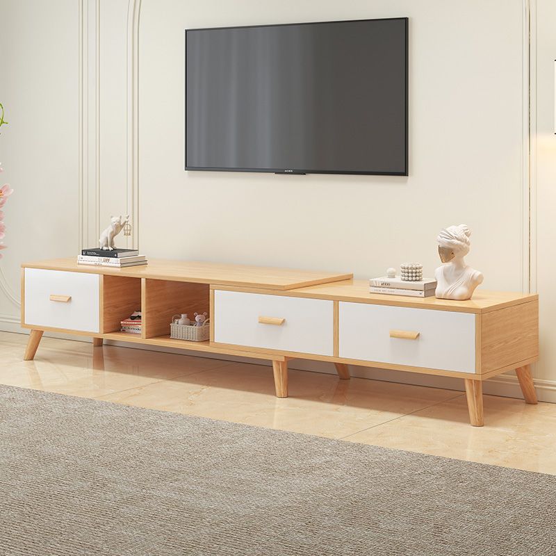Gabinete de televisión nórdico pequeño tipo de casa sala de estar ligera lujoso moderno simple gabinete de piso de alquiler de casa puede retráctil gabinete de televisión