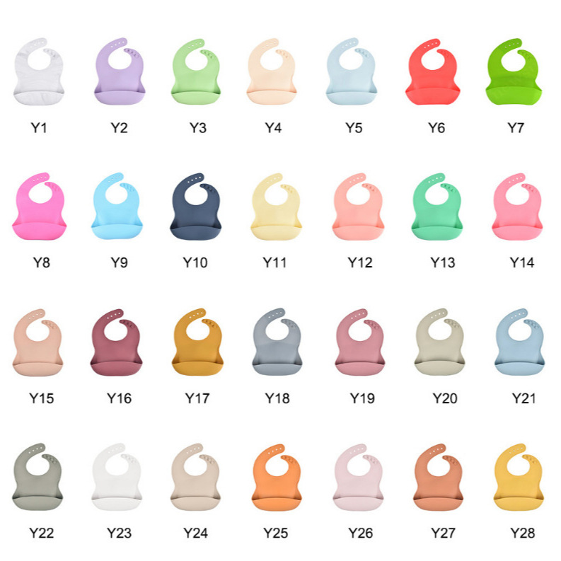 three dimensional children's silicone eating bib for mother and baby…