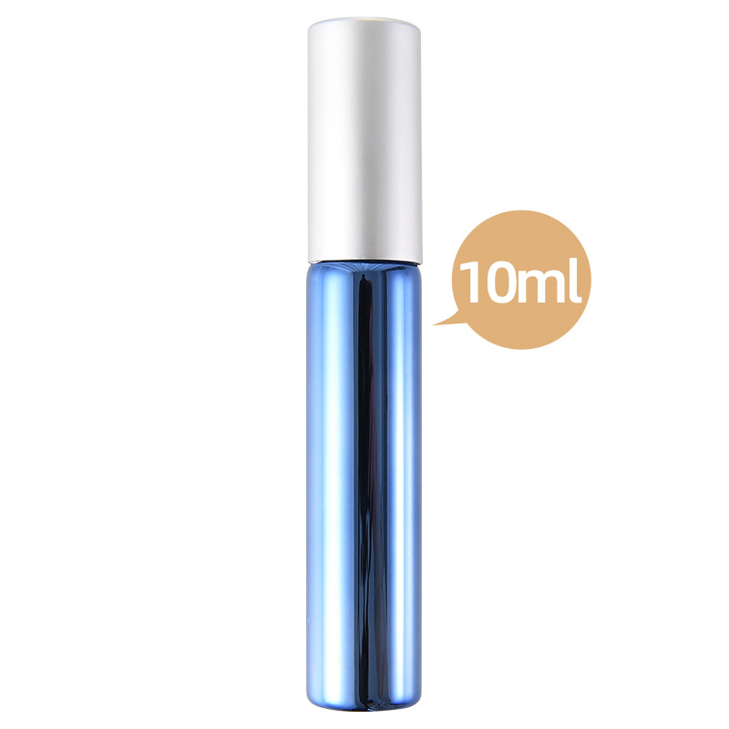 Botella de aceite esencial 10mlUV botella vacía pequeña botella de bola de rodillo portátil Maquillaje Hidratante viaje sub-botella portátil en stock