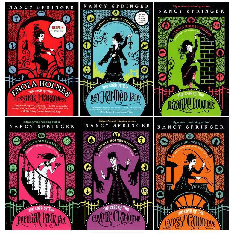 An Enola Holmes Mystery ชุดนวนิยายสืบสวนสอบสวนภาษาอังกฤษ 6 เล่ม