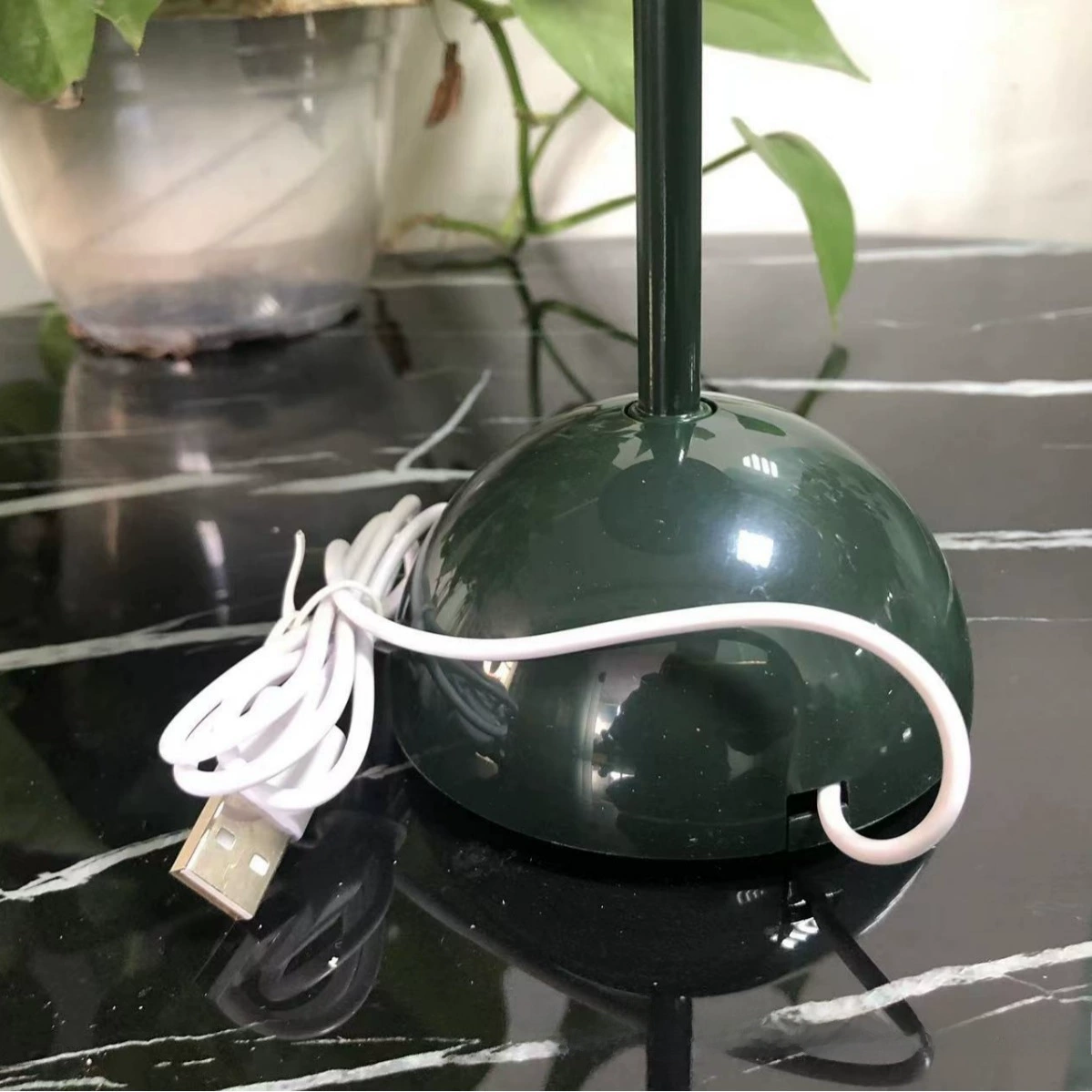 Настольная лампа скандинавский грибной дизайн, сенсорная USB 2000 мАч, 26×8×29.5 см