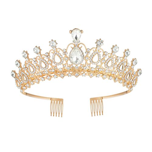 Cross-border Amazon crown tiara birthday headband queen bride hair accessories party crown European and American wedding dress matching